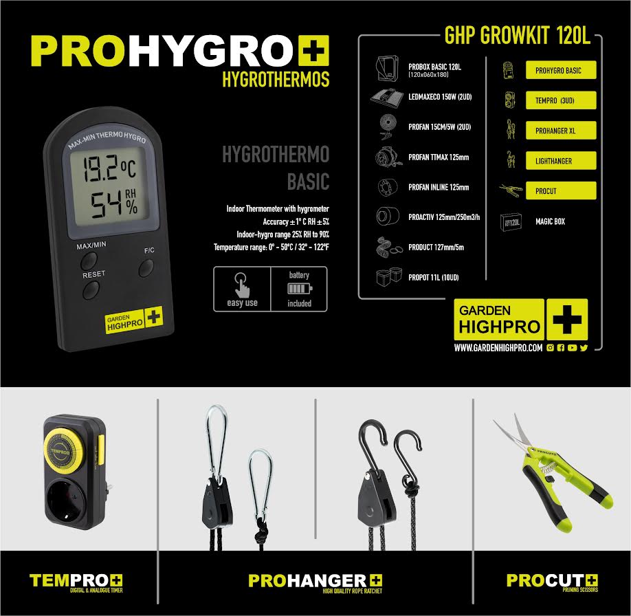 KIT INDOOR LED 120L FULL GARDEN HIGH PRO