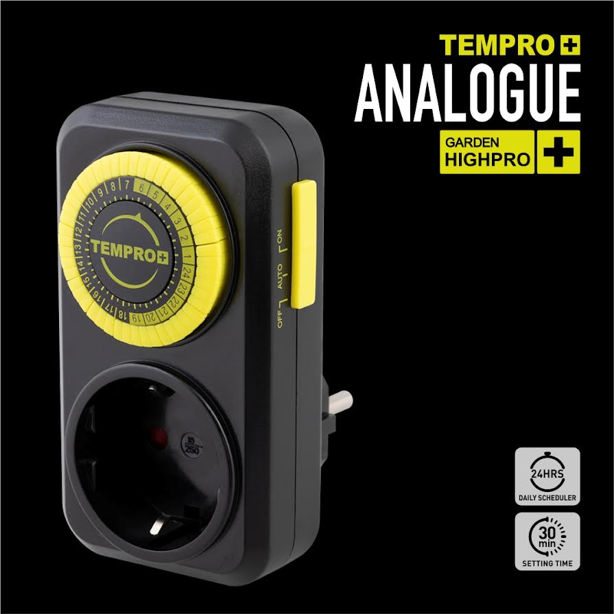 TEMPORIZADOR TIMER ANALOGO TEMPRO GARDEN HIGH PRO