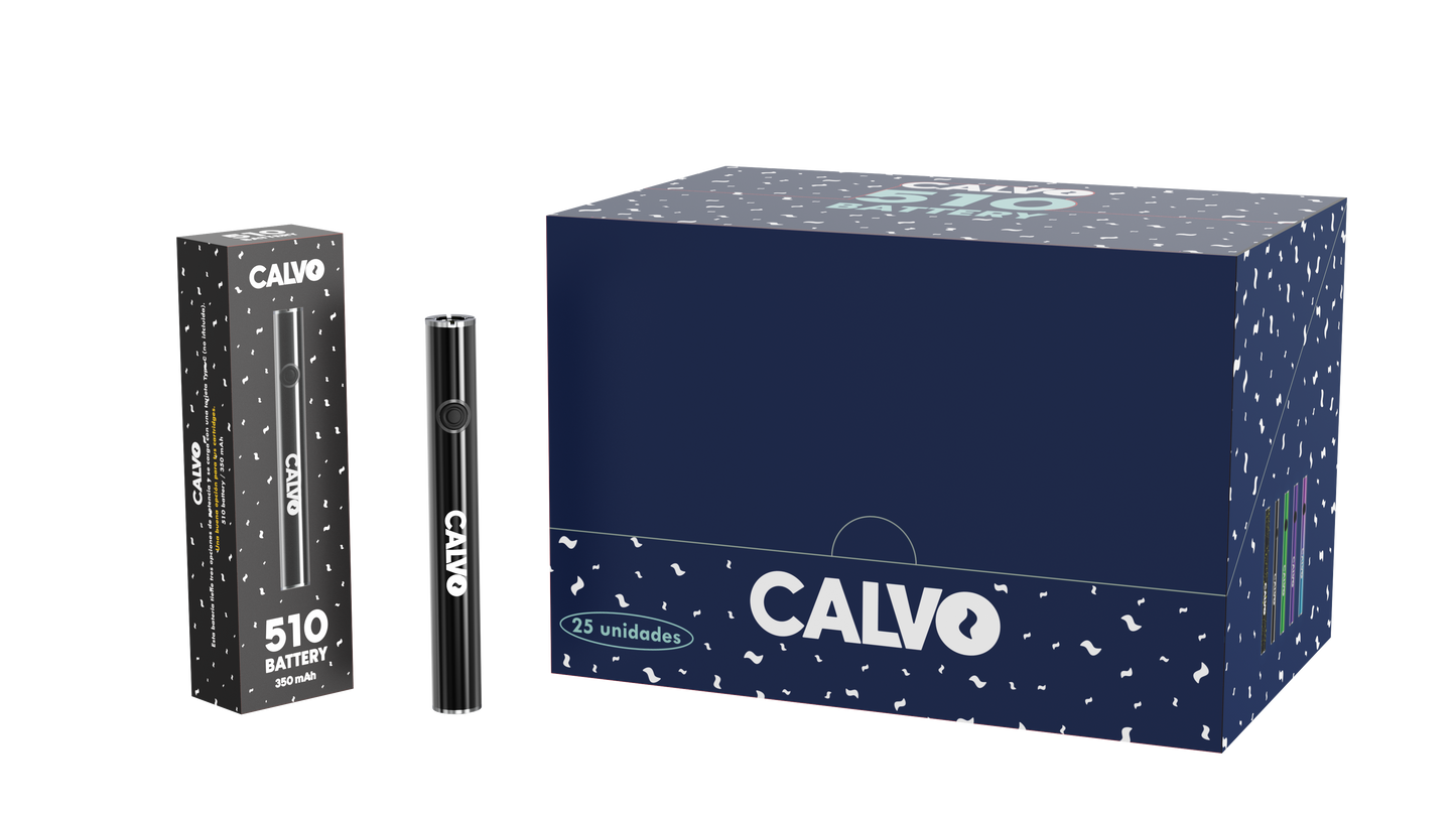 BATERIA 510 CALVO COLOR NEGRO