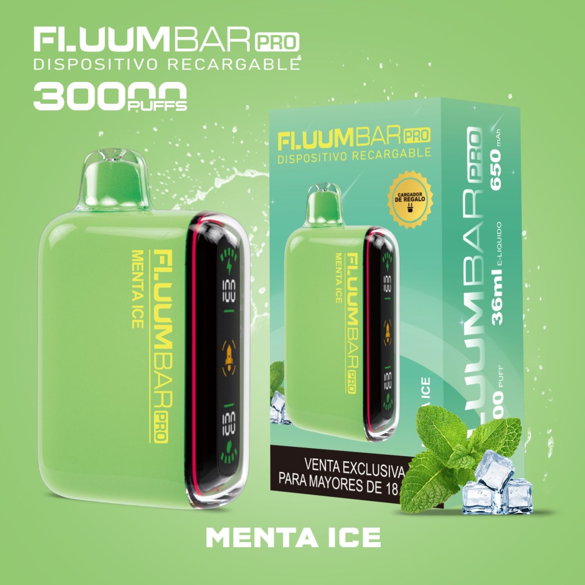 VAPORIZADOR MENTA ICE 30000PUFF FLUUMBAR