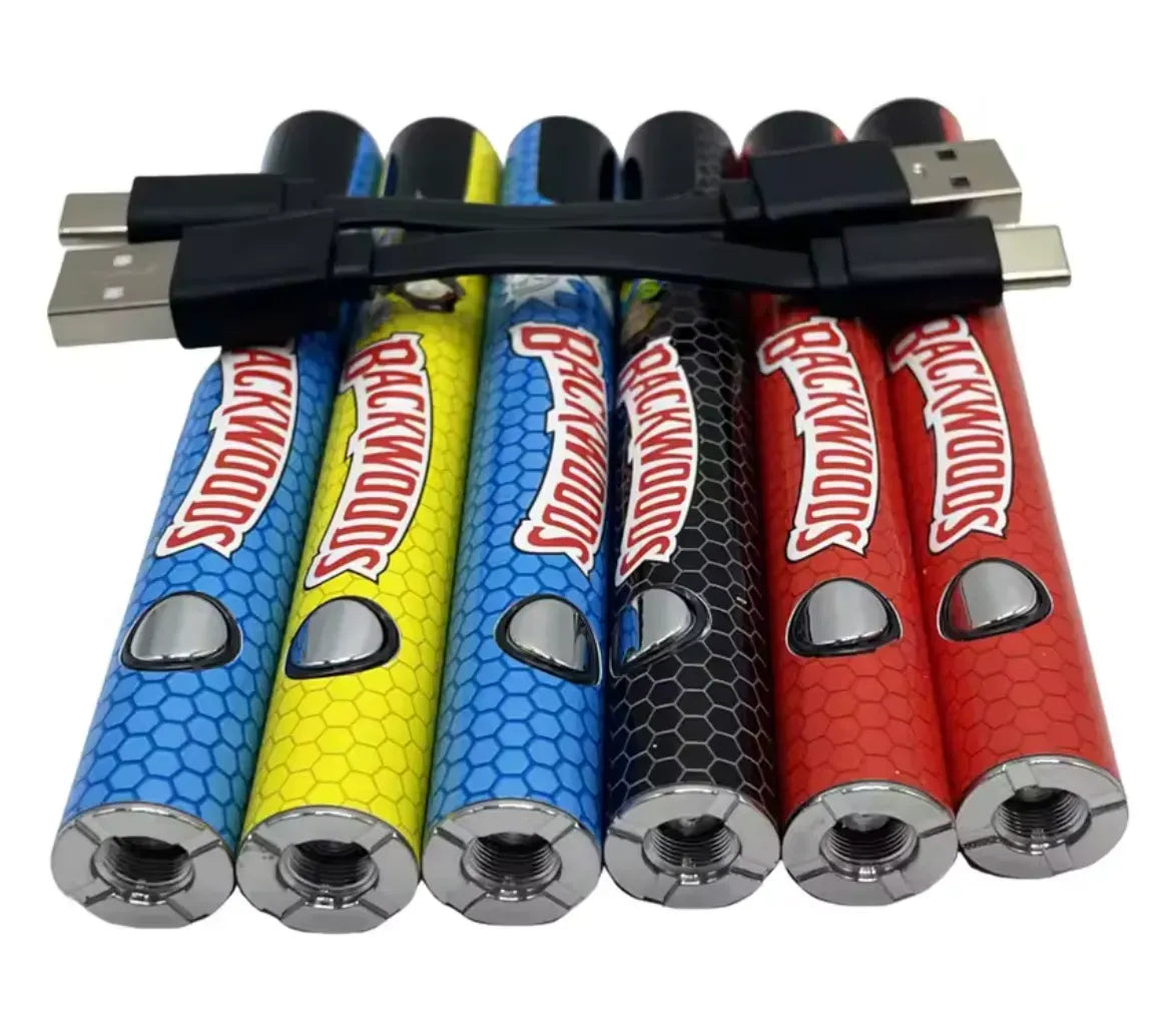 Batería BACKWOODS 1100mAh LED 2024 - NEGRO