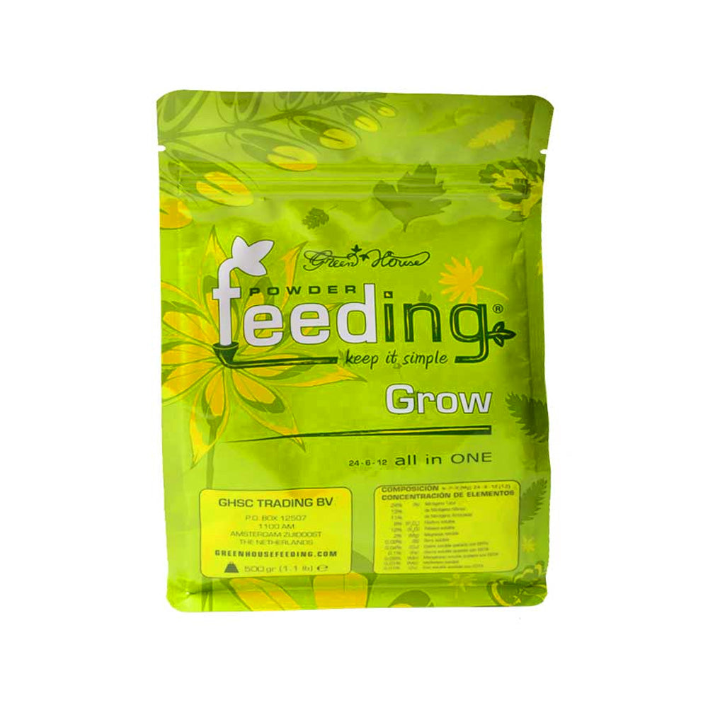 POWDER GROW 500Gr FEEDING GREEN HOUSE