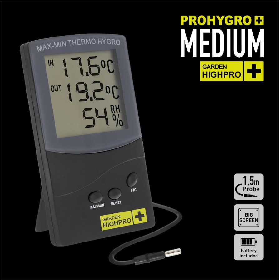 TERMOHIGROMETRO PROHYGRO MEDIUM - GARDEN HIGHPRO