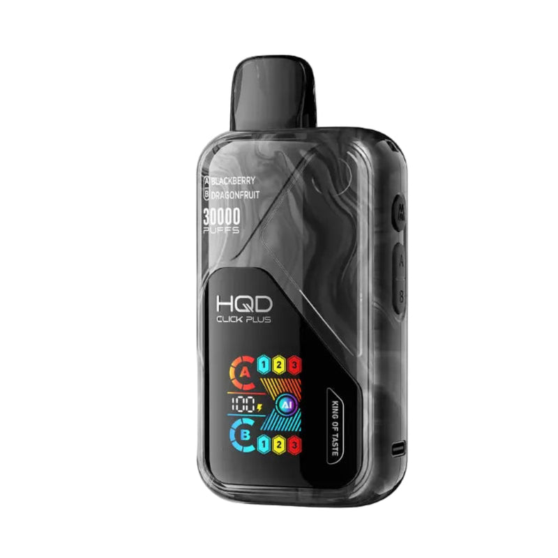 VAPORIZADOR CLICK PLUS 30000 DOBLE SABOR BLACKBERRY/DRAGONFRUIT - HQD-1