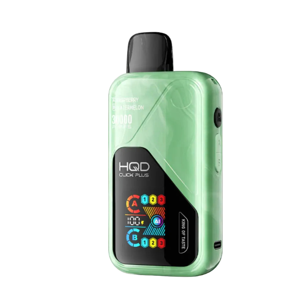 VAPORIZADOR CLICK PLUS 30000 DOBLE SABOR RASPBERRY/WATERMELON - HQD