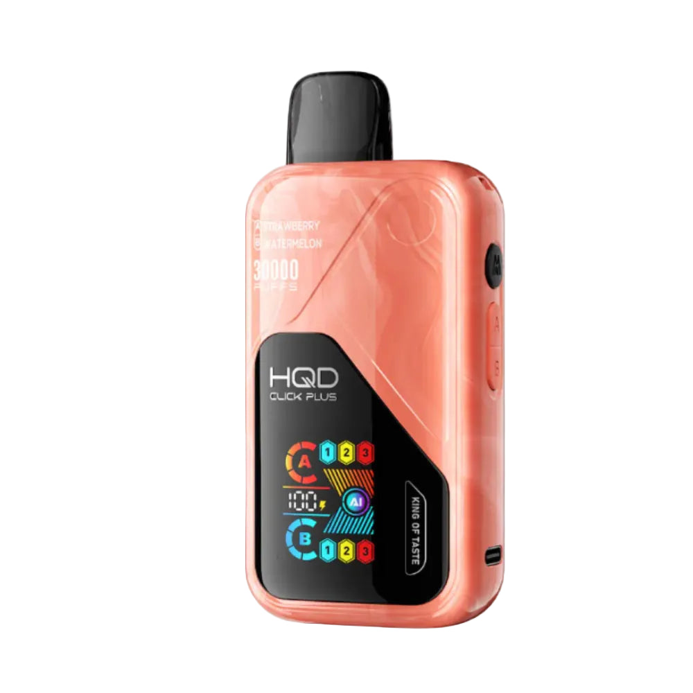 VAPORIZADOR CLICK PLUS 30000 DOBLE SABOR STRAWBERRY/WATERMELON - HQD-1