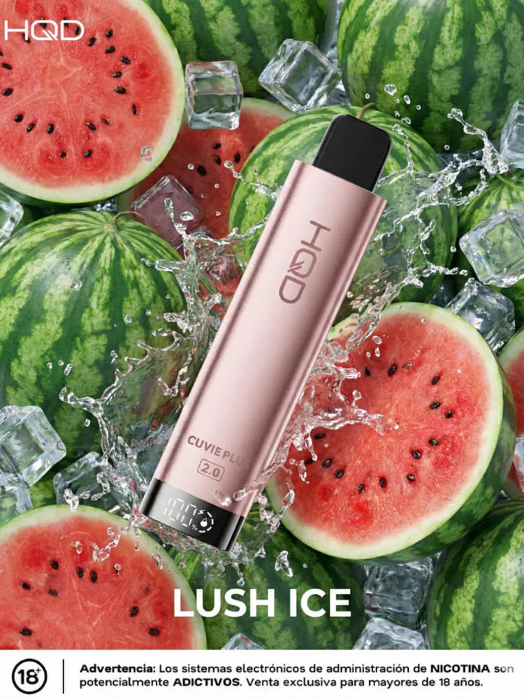 VAPORIZADOR CUVIE PLUS 2.0 (9000 PUFFS) LUSH ICE - HQD-3