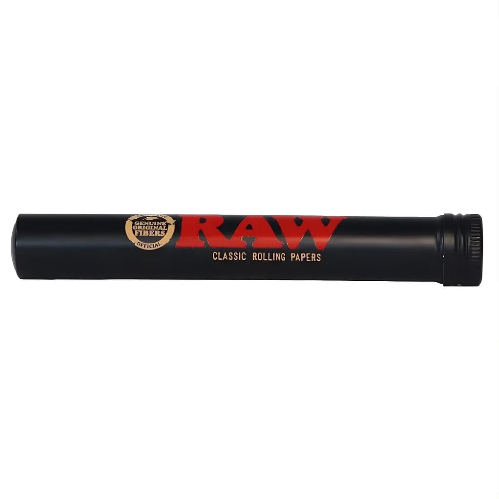 TUBO CONTENEDOR METALICO NEGRO 15MM X 116MM RAW-1