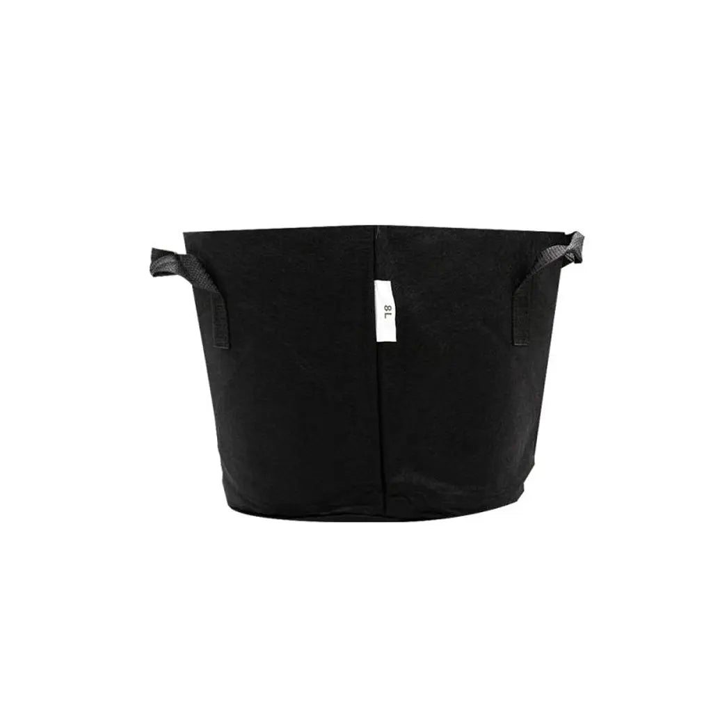 MACETA TEXTIL NEGRA 8L-KASVI-1
