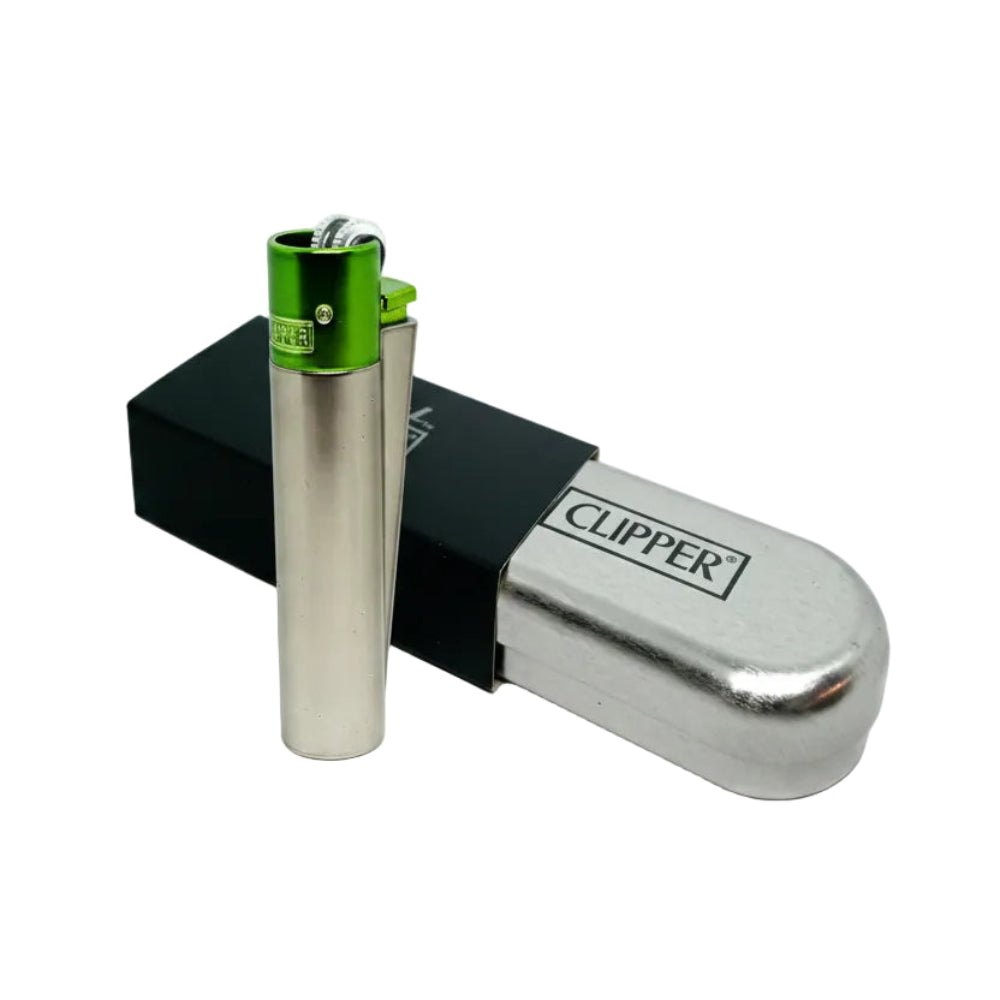 ENCENDEDOR CLIPPER METALICO PISTACHIO-3