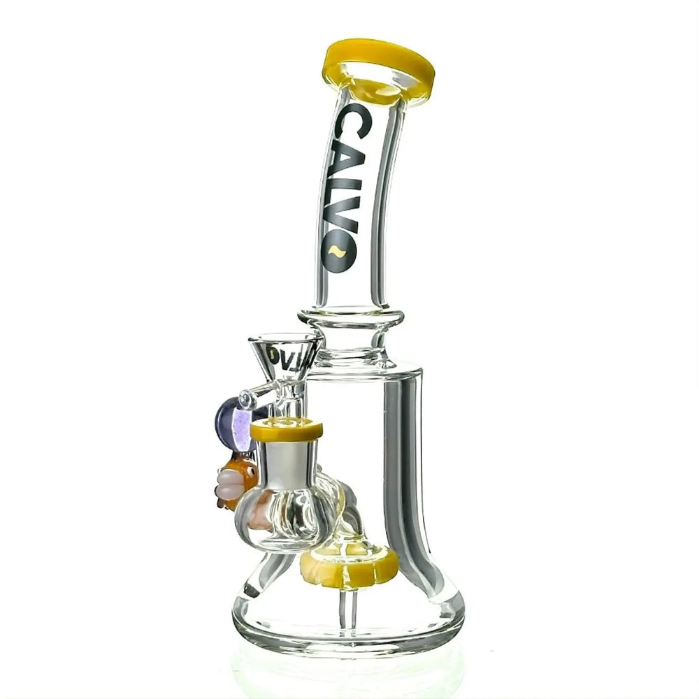 BONG AQUA RIG YELLOW 19cm - CALVO