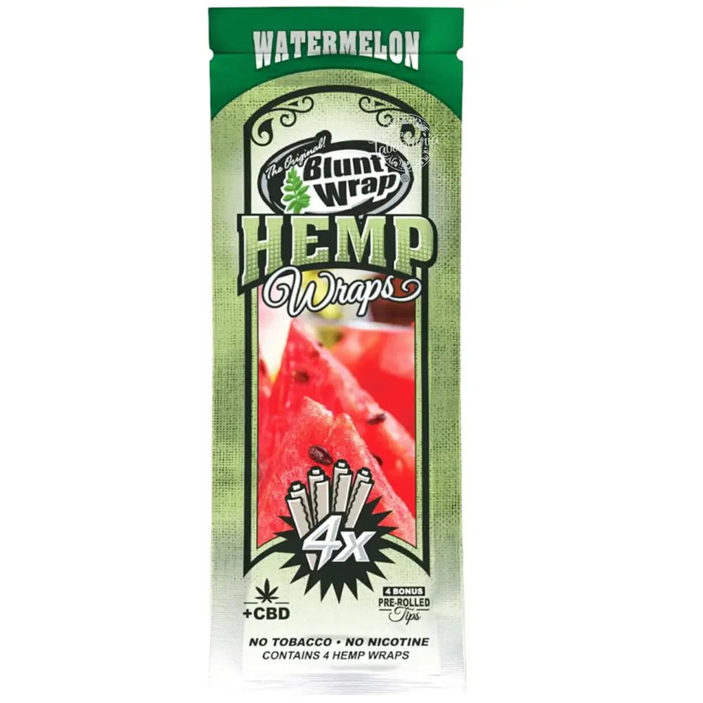BLUNT HEMP WRAP X4 WATERMELON - BLUNT WRAP