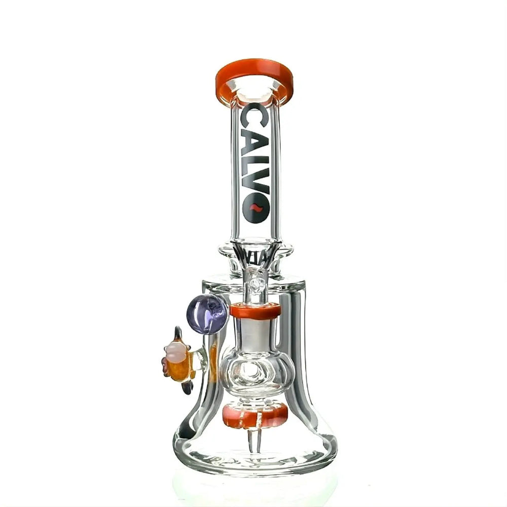 BONG AQUA RIG RED 19cm - CALVO