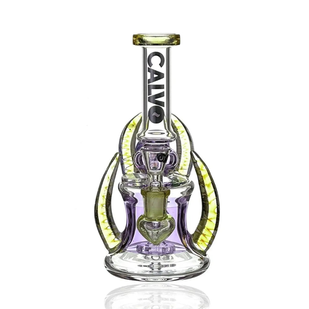 BONG FOUR HORN RIG PURPLE - CALVO