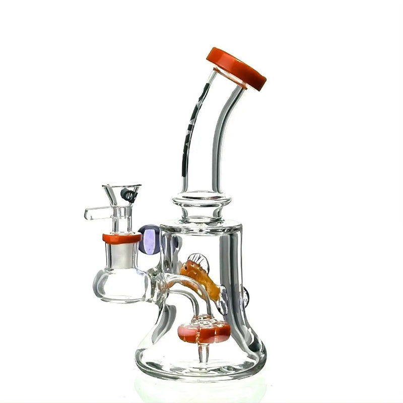 BONG AQUA RIG RED 19cm - CALVO-4