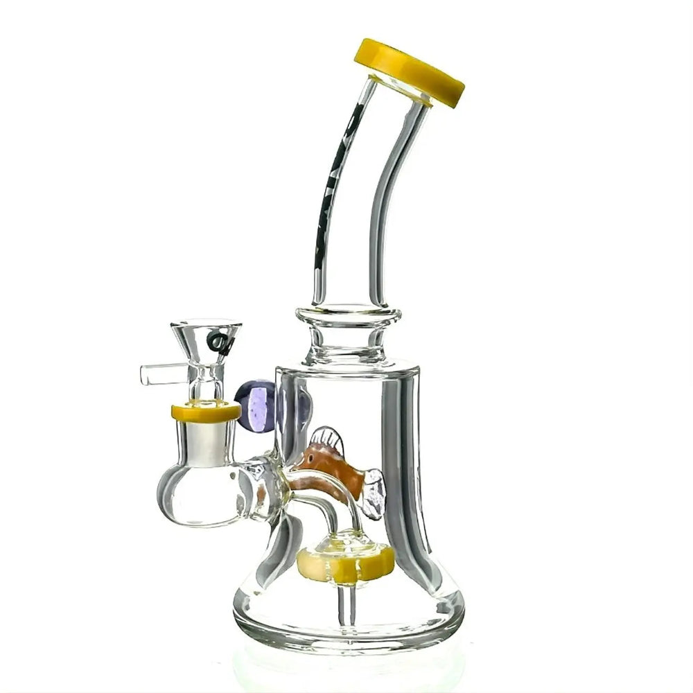 BONG AQUA RIG YELLOW 19cm - CALVO