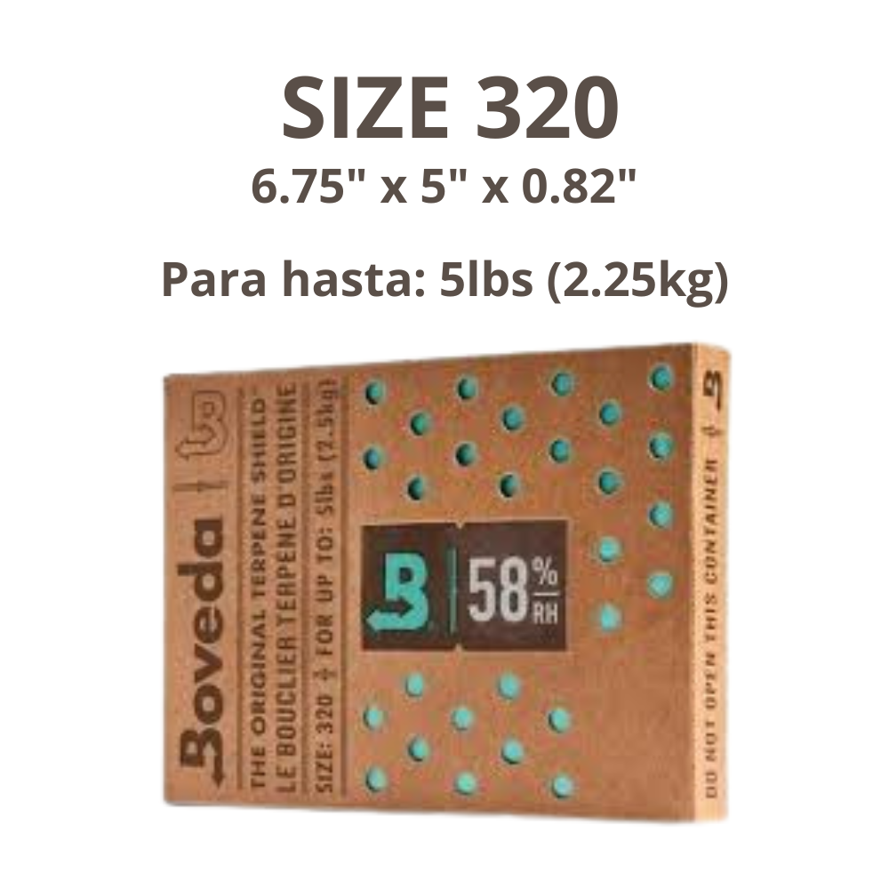 SOBRE BOVEDA SIZE 320 58%RH - BOVEDA