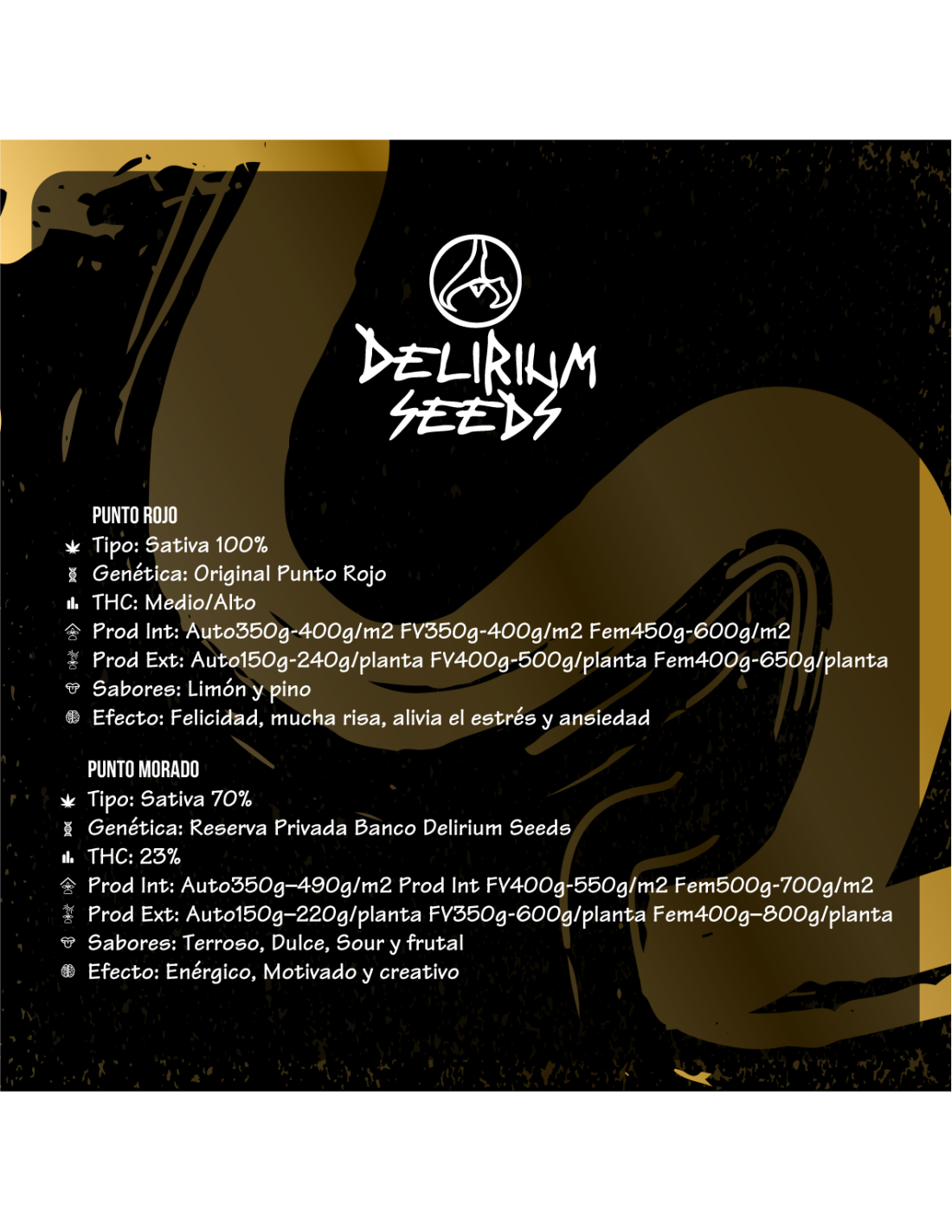 MIX LEYENDAS AUTO X14 DELIRIUM SEEDS