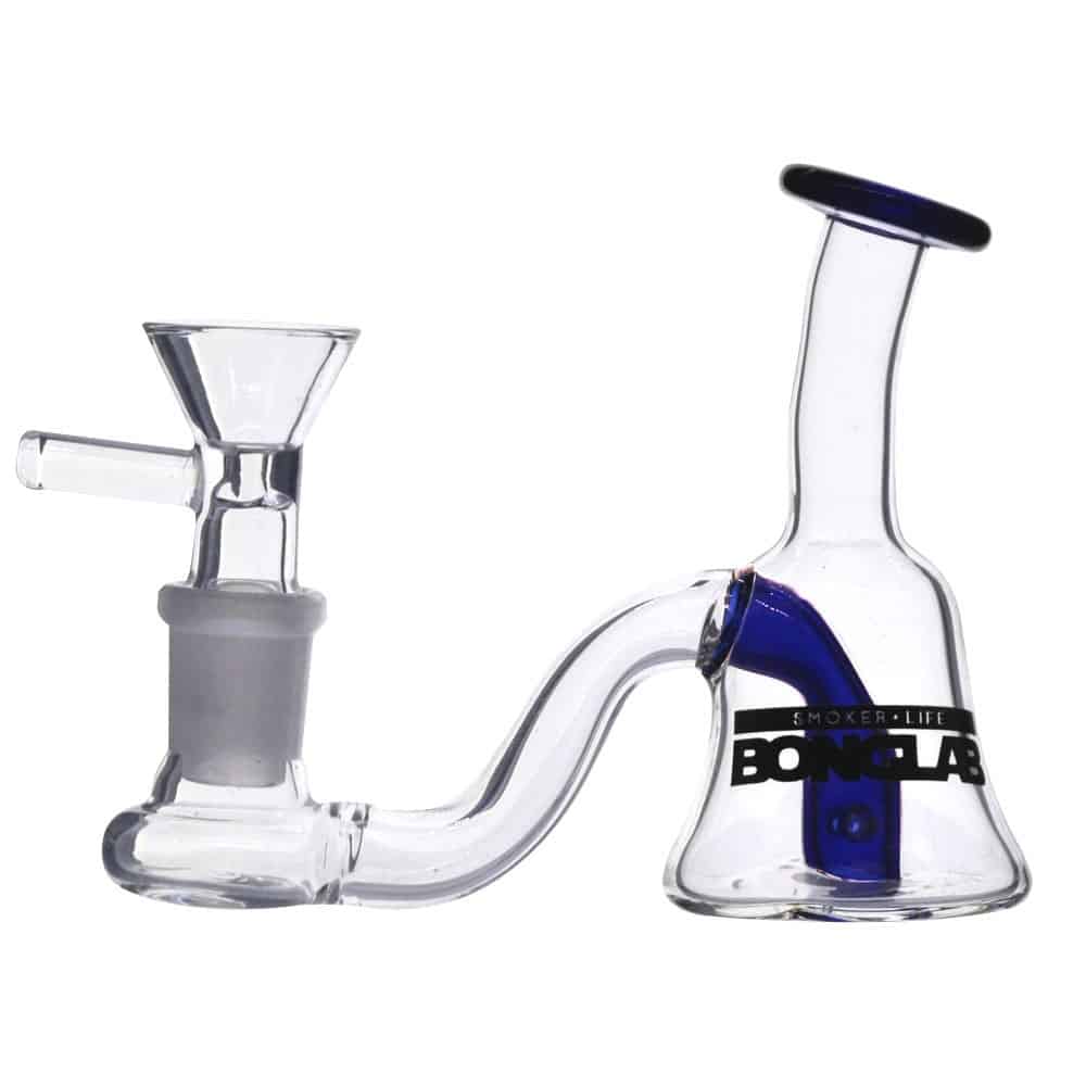 BONG TINY BELL EXTENDED BLUE - BONGLAB