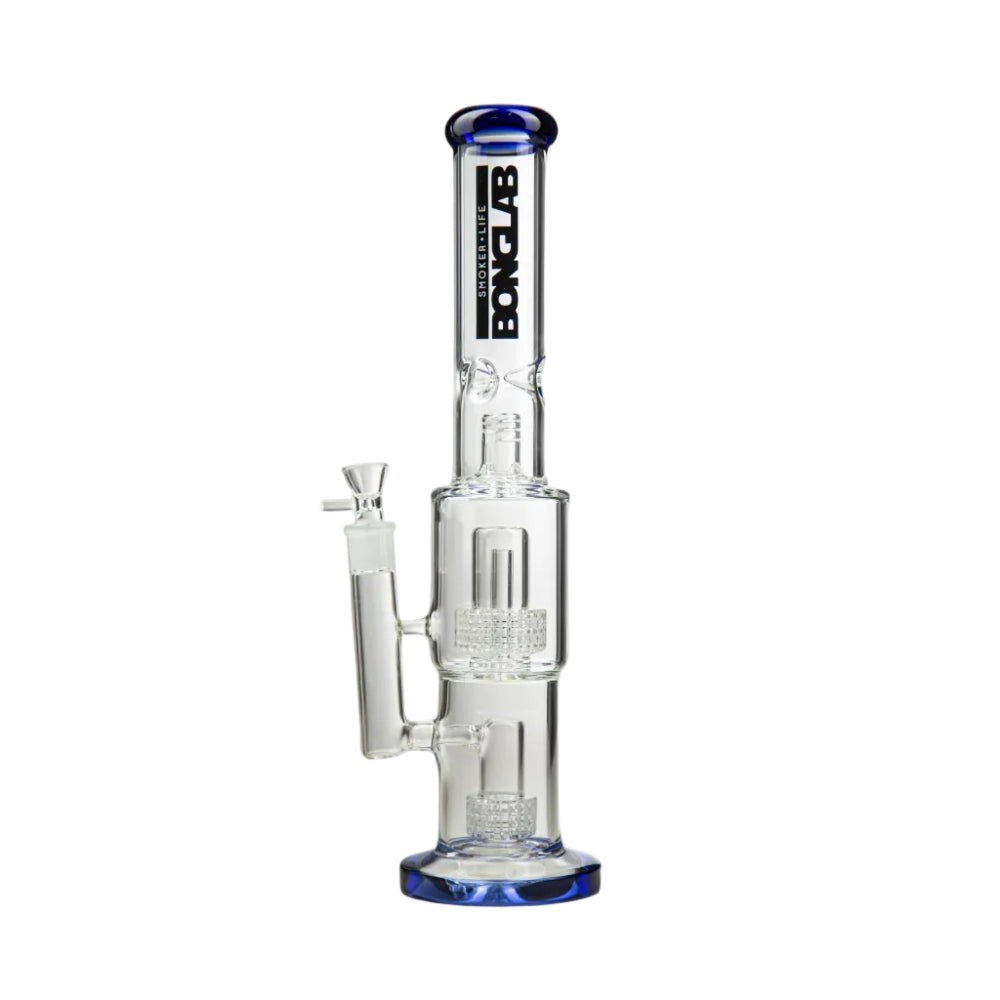 BONG DOUBLE SHOT BLUE - BONGLAB