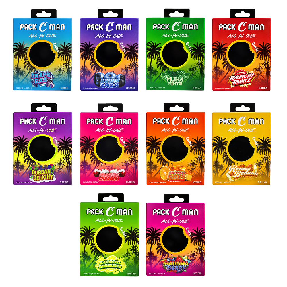 PODS/DESECHABLES PACKMAN X COOKIES 1ML (VACÍO)