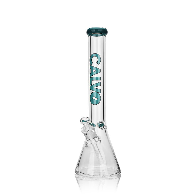 BONG PREMIUM BEAKER COLOR BLUE 40CM - CALVO-1