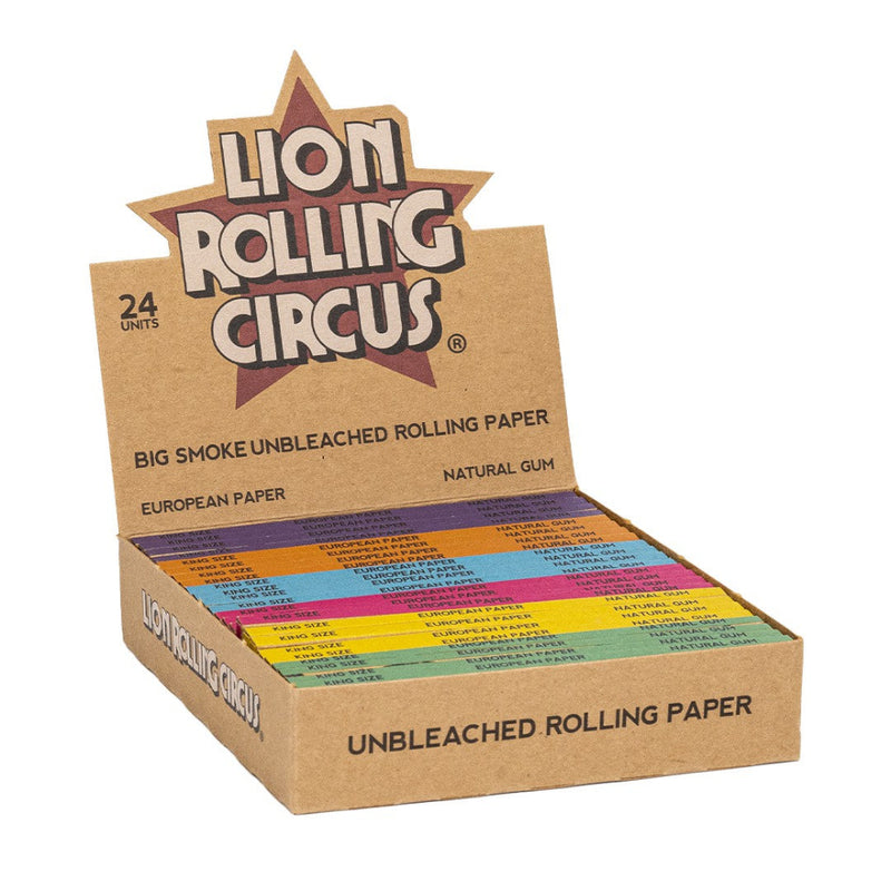PAPEL UNBLEACHED KING SIZE - LION ROLLING CIRCUS-3