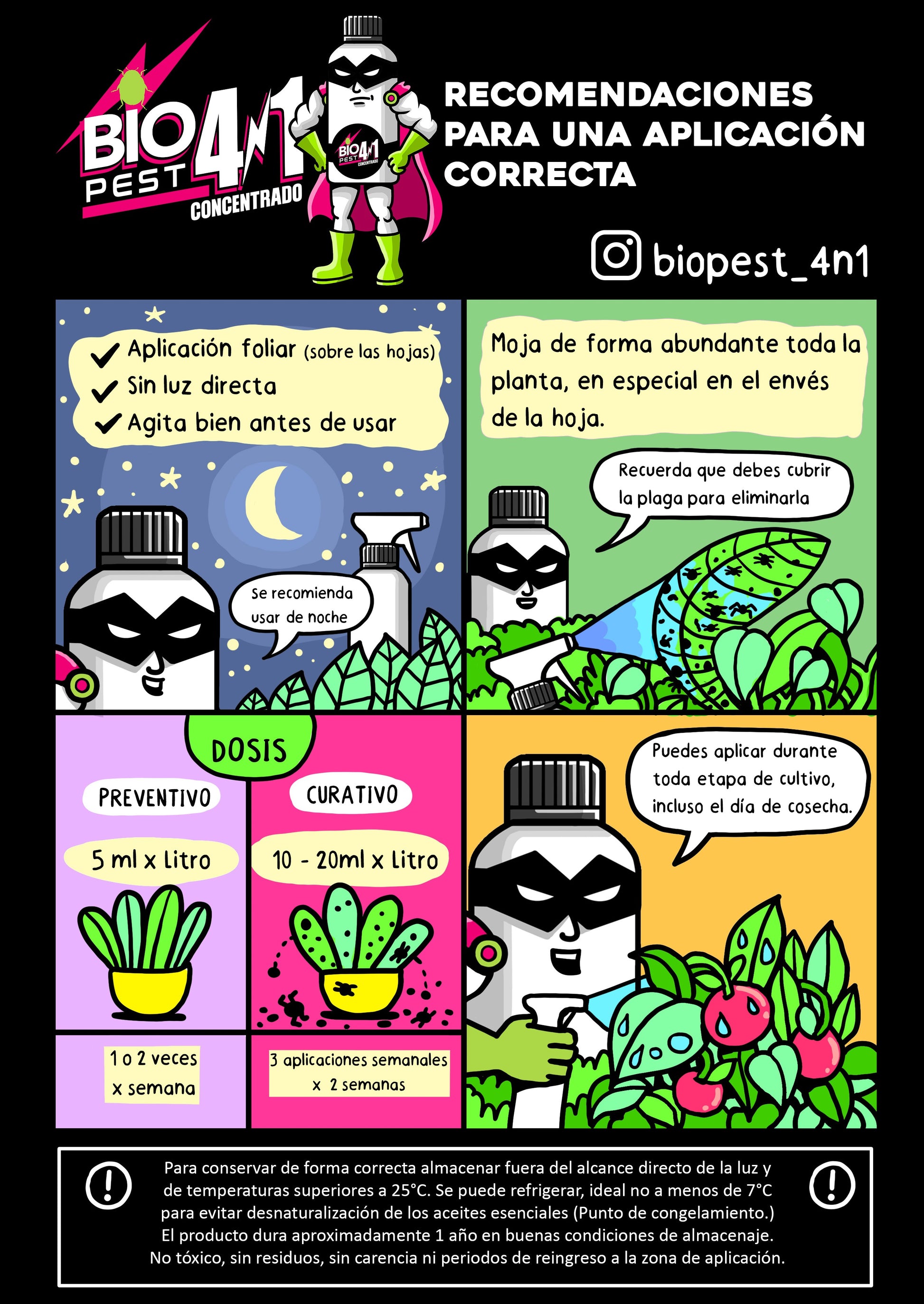 ANTIPLAGA CONCENTRADO 4 EN 1 1L  - BIOPEST-3