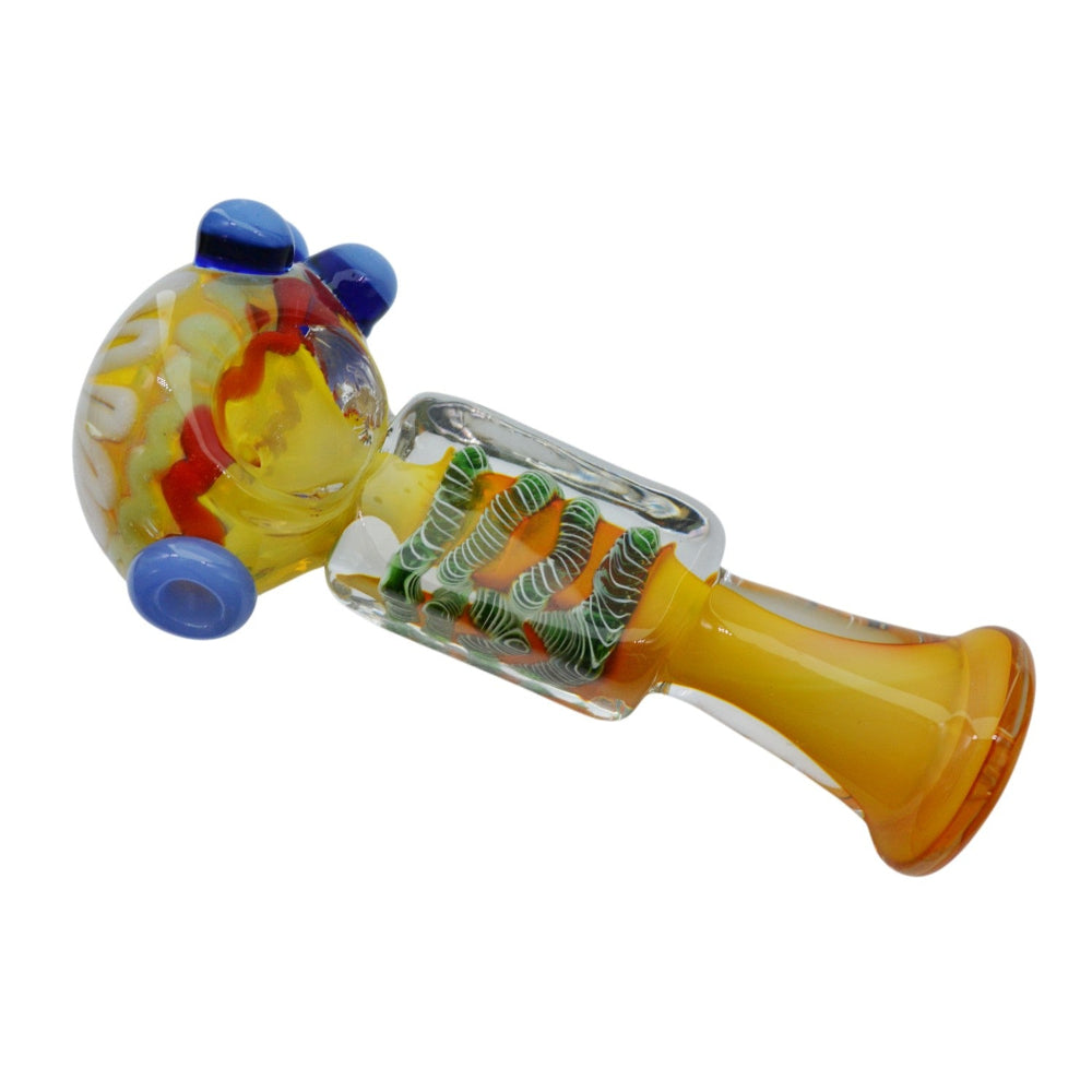 PIPA PYREX 10CM XENON - TOP SMOKE-1