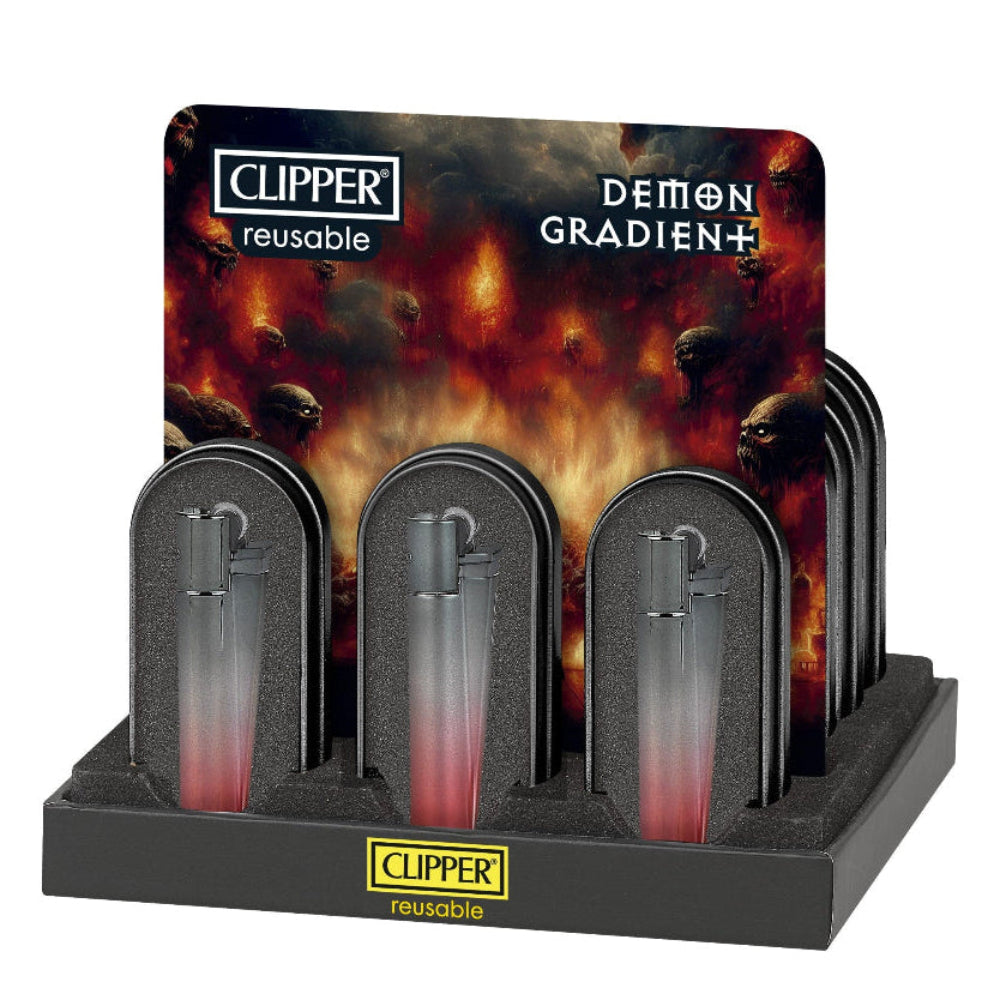 ENCENDEDOR CLIPPER METALICO DEMON GRADIENT