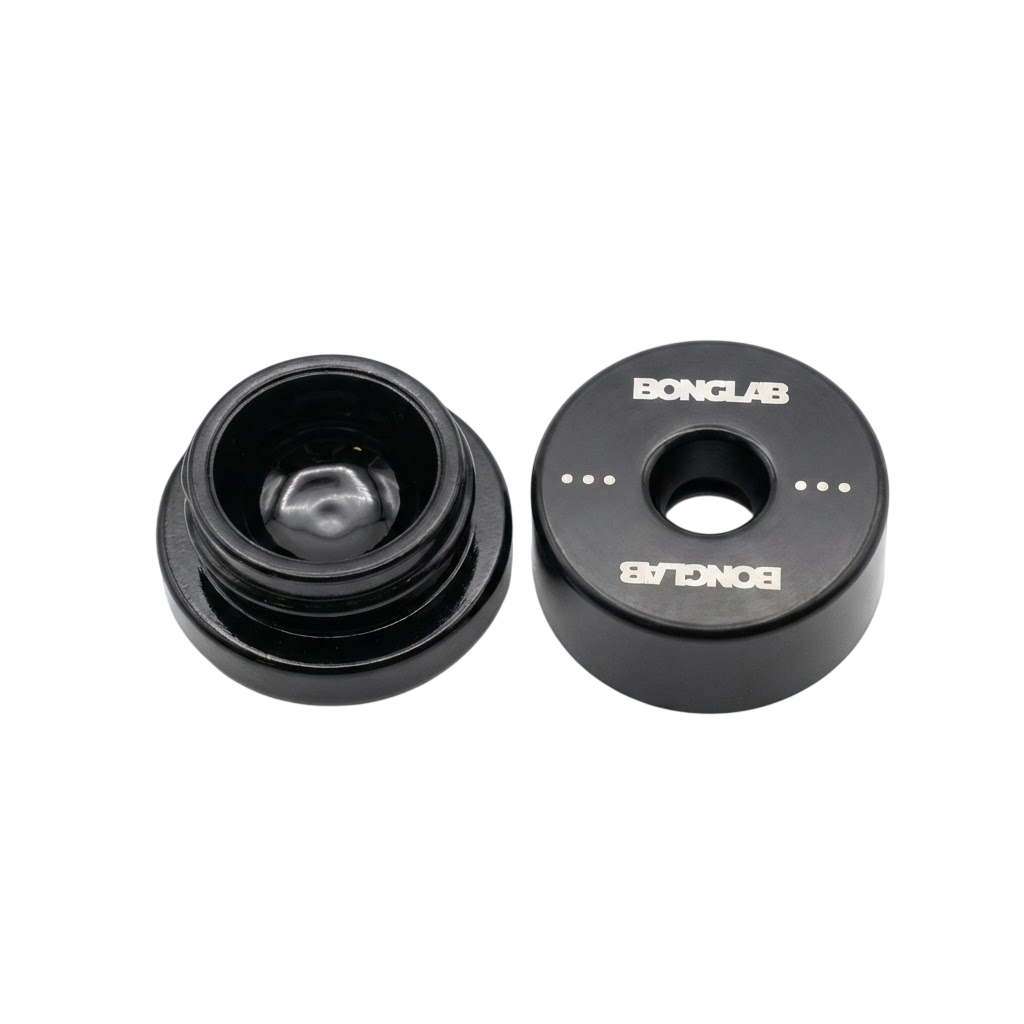 CONTENEDOR EXTRACTOS AL VACIO REDONDO NEGRO 4ML - BONGLAB-4