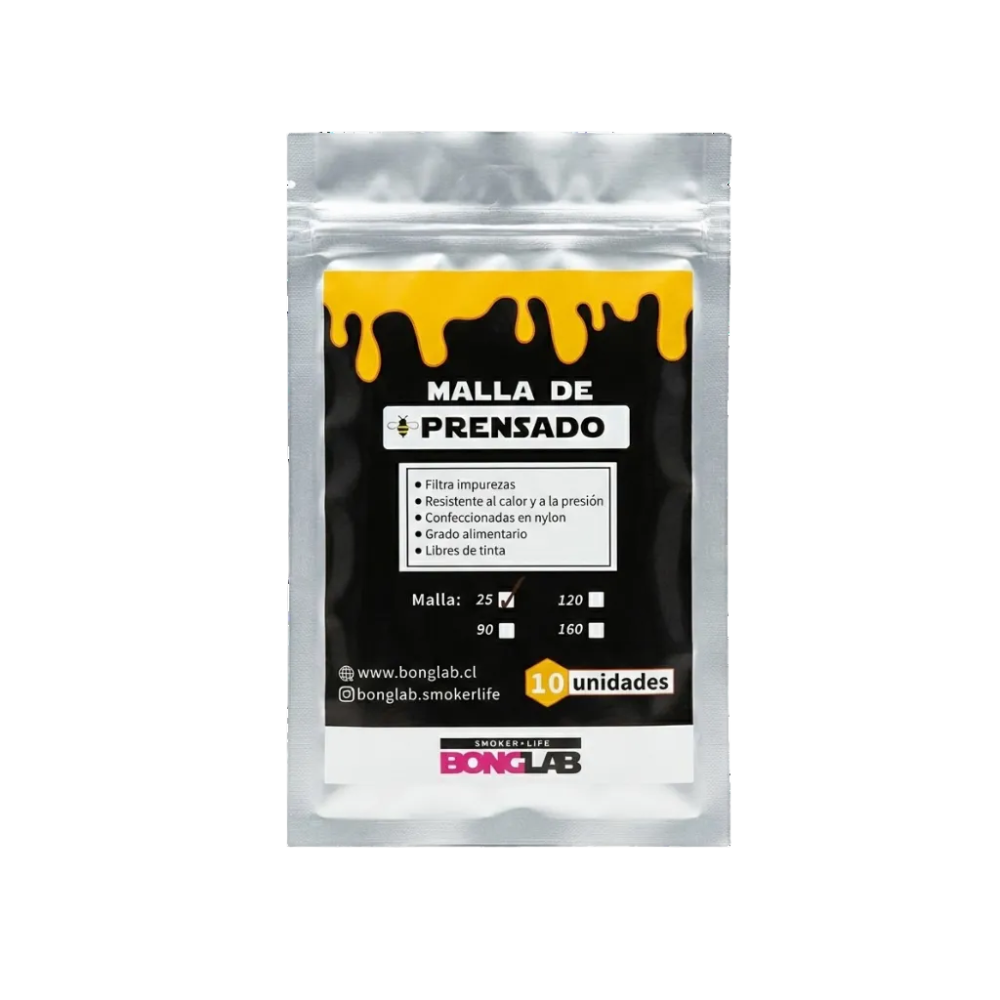 MALLA DE ROSIN 25 MICRAS - BONGLAB