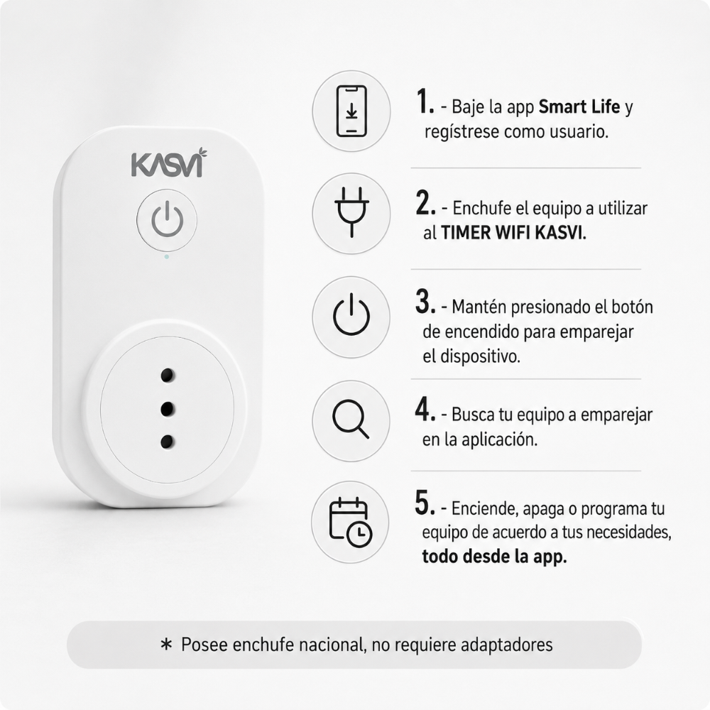 TIMER WIFI - KASVI-3