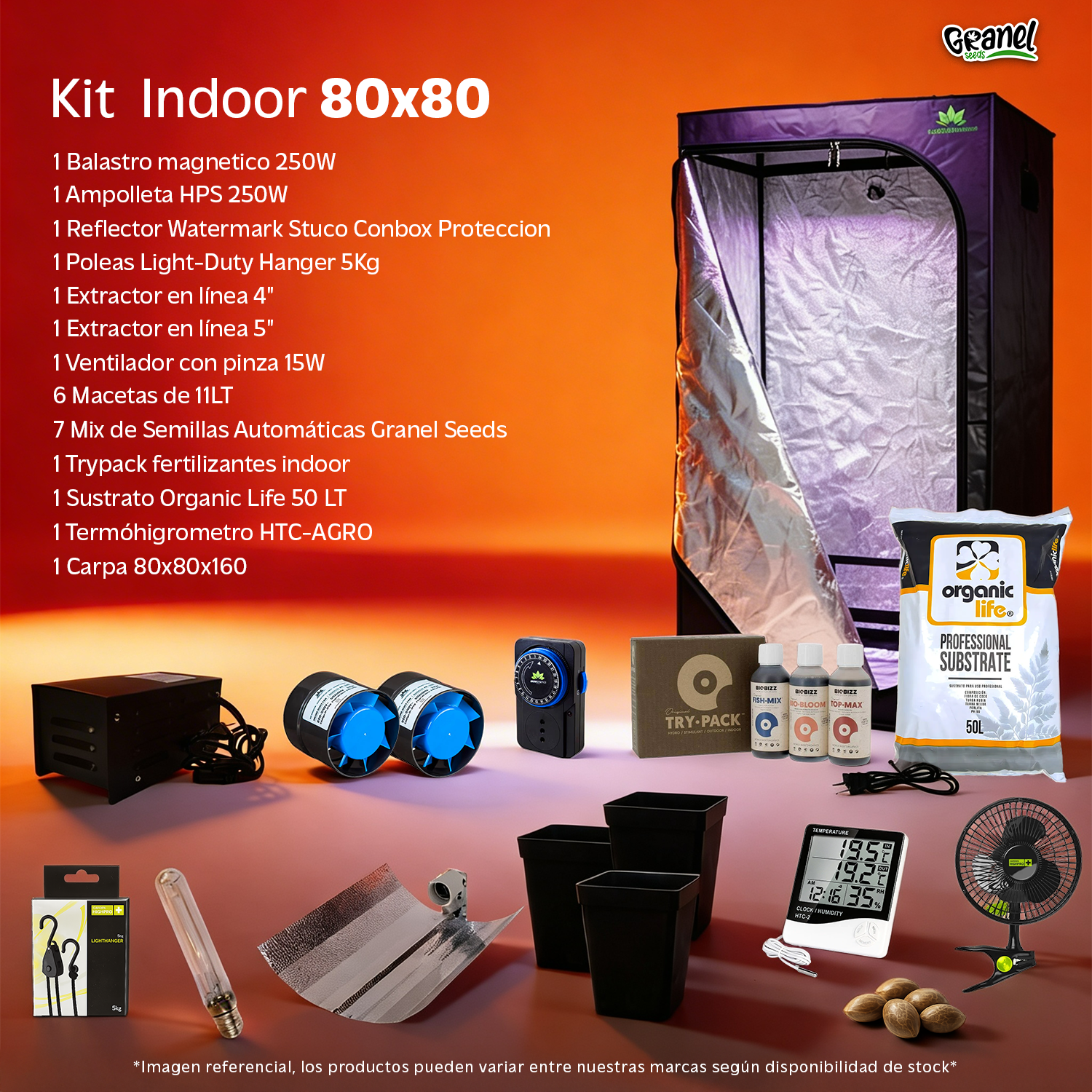 KIT INDOOR 80x80