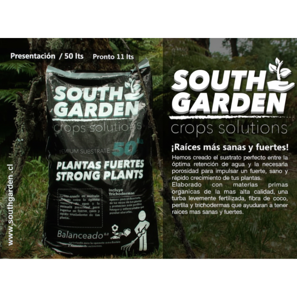 SUSTRATO LIGHT MIX 50L - SOUTH GARDEN