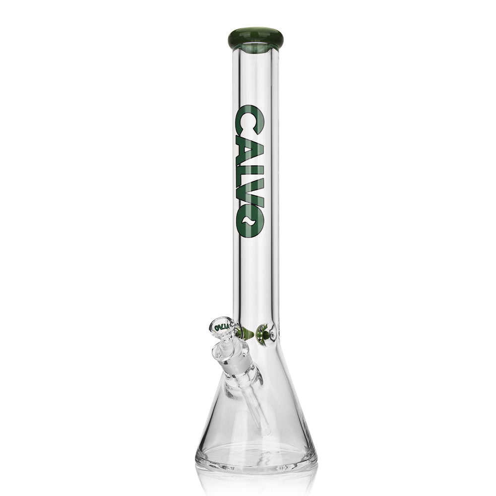 BONG PREMIUM BEAKER COLOR GREEN 45CM - CALVO-1