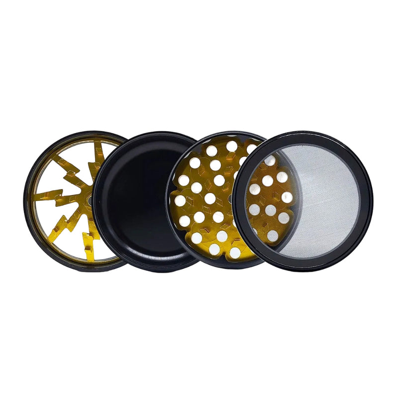 LIGHTNING GRINDER GOLD 63MM - GALAXY-2