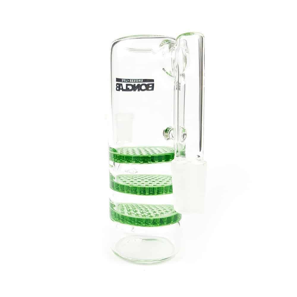 ATRAPA CENIZA PANAL TRIPLE GREEN 18MM - BONGLAB