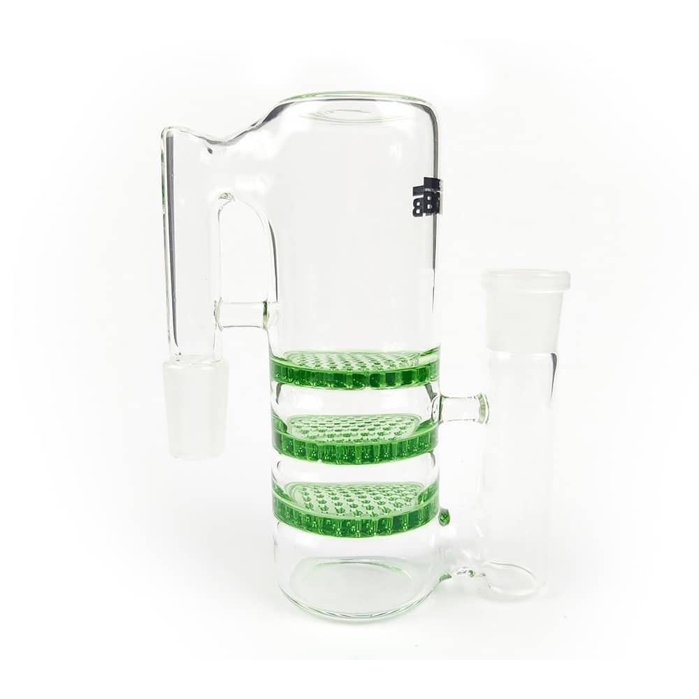 ATRAPA CENIZA PANAL TRIPLE GREEN 18MM - BONGLAB