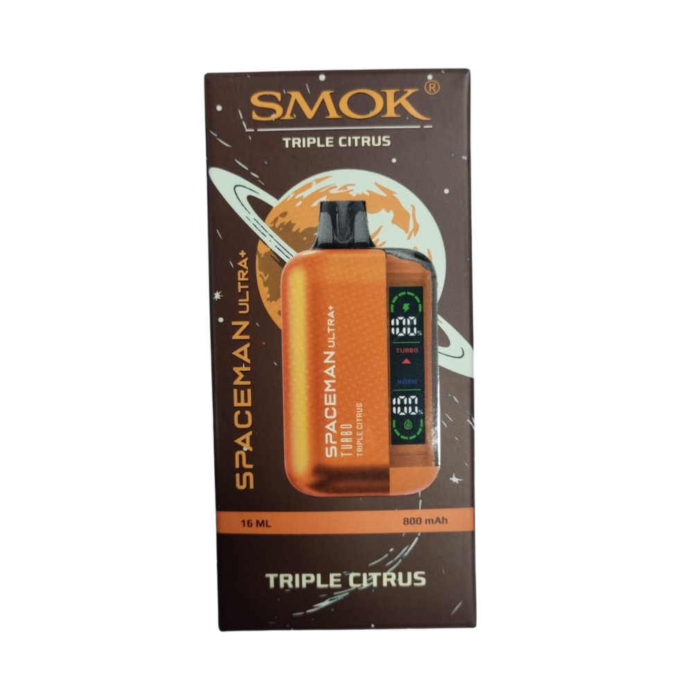 VAPORIZADOR SPACEMAN ULTRA/TURBO 15000 TRIPLE CITRUS - SMOK