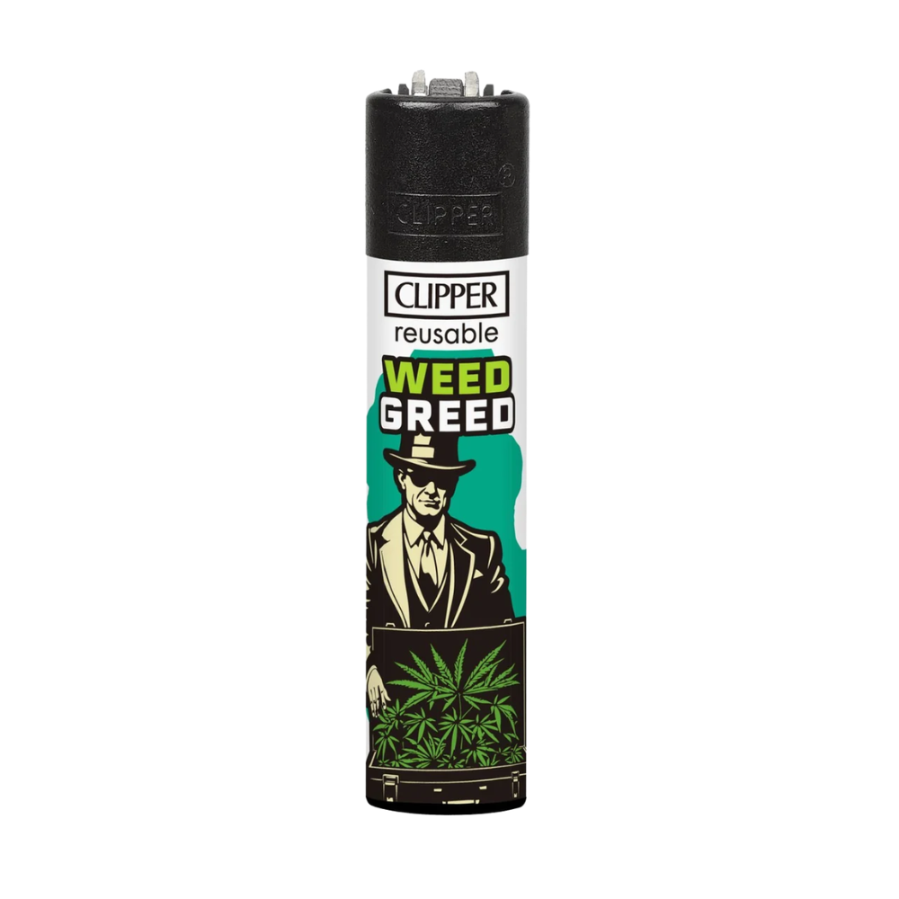 ENCENDEDOR CLIPPER DISEÑO WEED RHYME-5