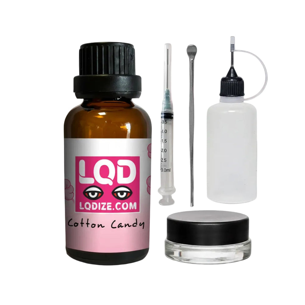 LQDIZE WAX 30ML COTTON CANDY KIT COMPLETO