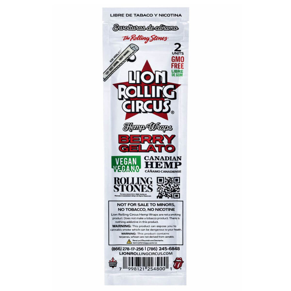 BLUNT ROLLING STONES BERRY GELATO X2  - LION ROLLING CIRCUS-2