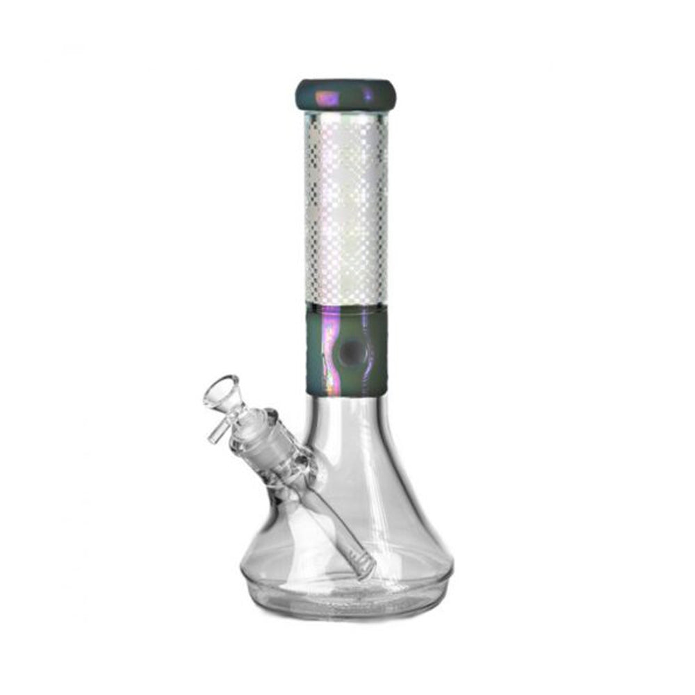 BONG ARENADO TORNASOL BLACK 35CM CALVO GLASS-1
