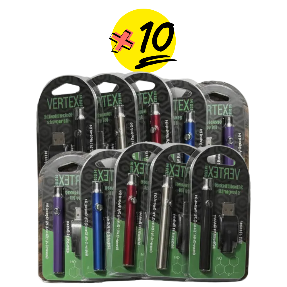 BATERIAS BASIC VERTEX PACK X10 COLORES SURTIDOS
