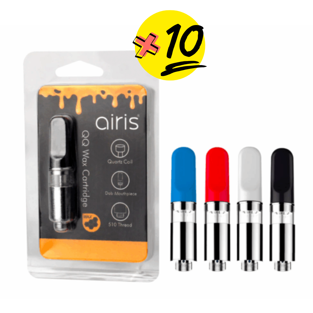 PACK X10 CARTRIDGE WAX QQ COLORES SURTIDOS AIRIS