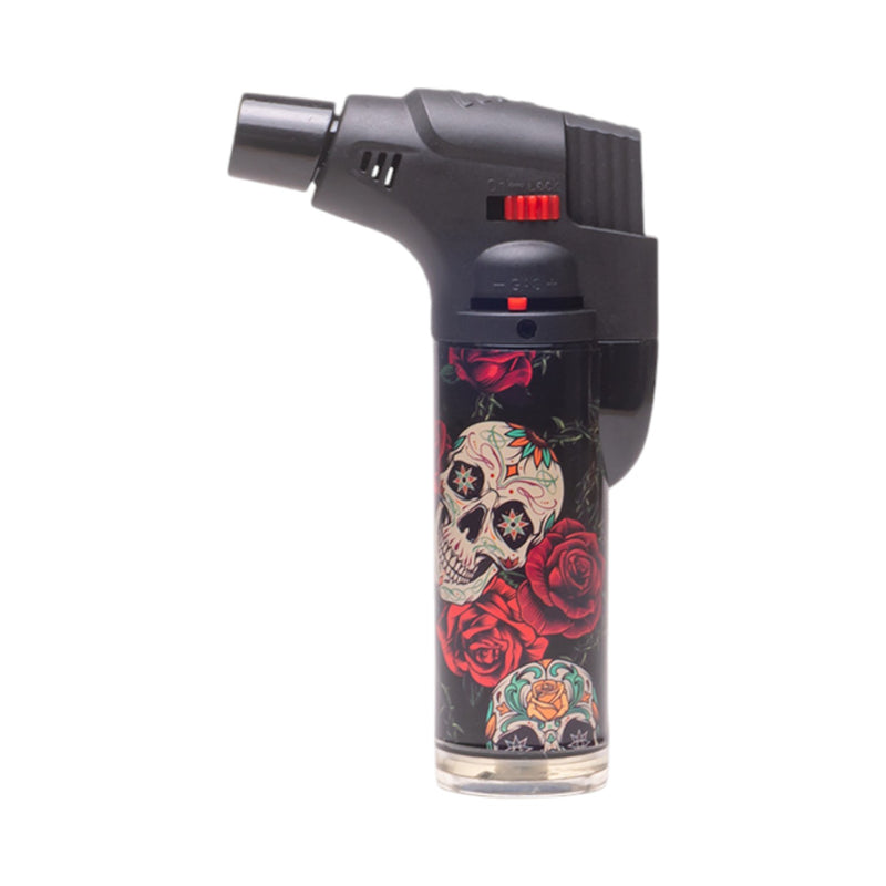 SOPLETE BERNIE SKULL & ROSES II - SPECIAL BLUE-5
