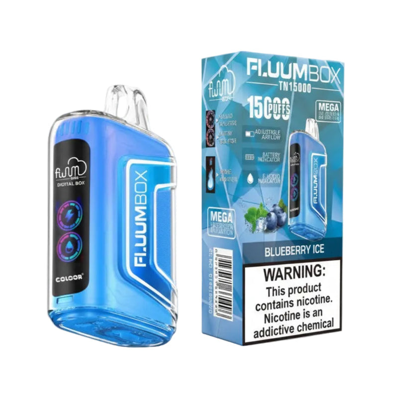 VAPORIZADOR DESECHABLE FLUUMBOX 15000 PUFFS BLUEBERRY ICE-1