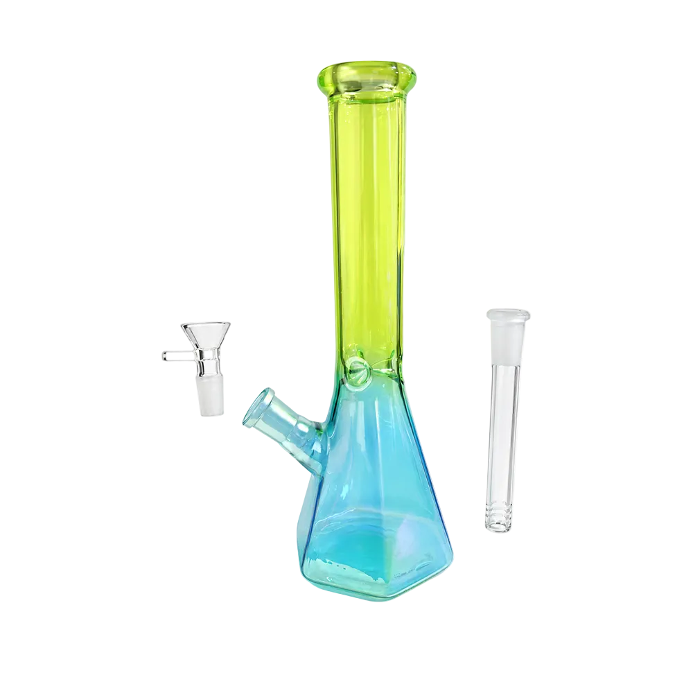 BONG BASE HEXAGONAL 25CM-2