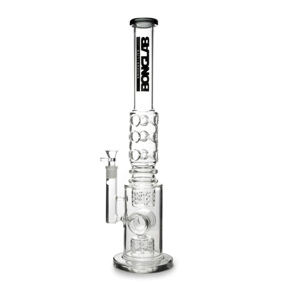 BONG HEAVY TRASH CLEAR BLACK - BONGLAB-1